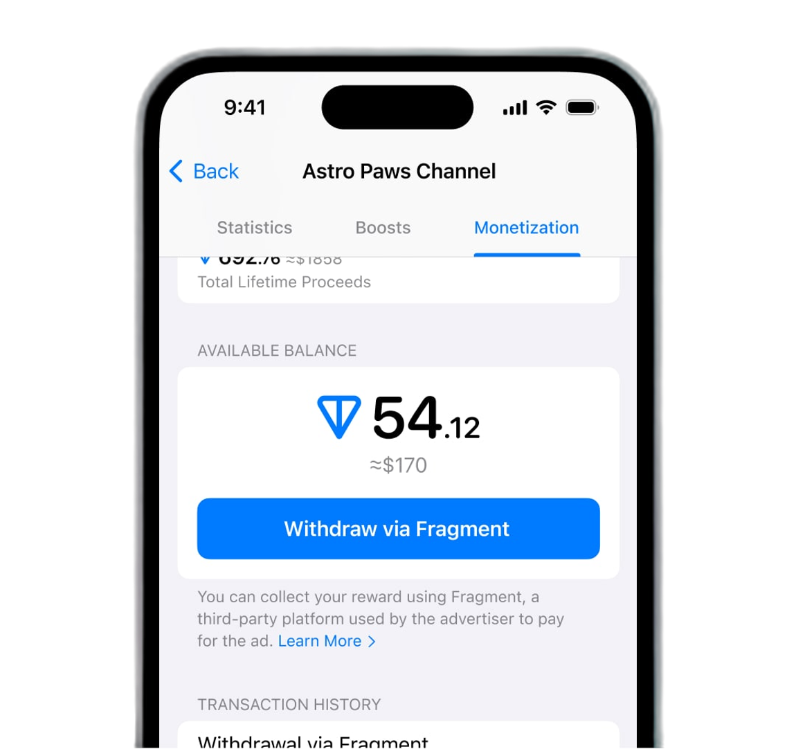 Telegram Ads platform